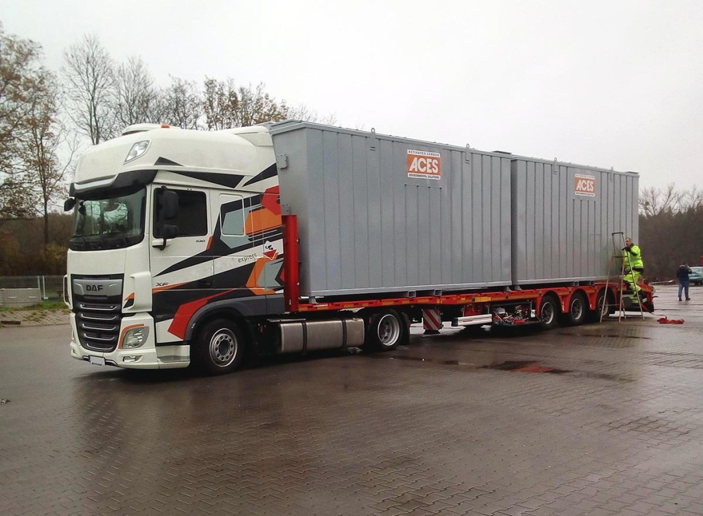 Instalace pro redukci styrenu 80 000 m<sup>3</sup>/h